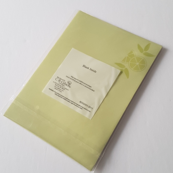 2 pcs C R Gibson Luxury Card Cheers Glass Umbrella (1 Card with Envelope) - Picture 14 of 14